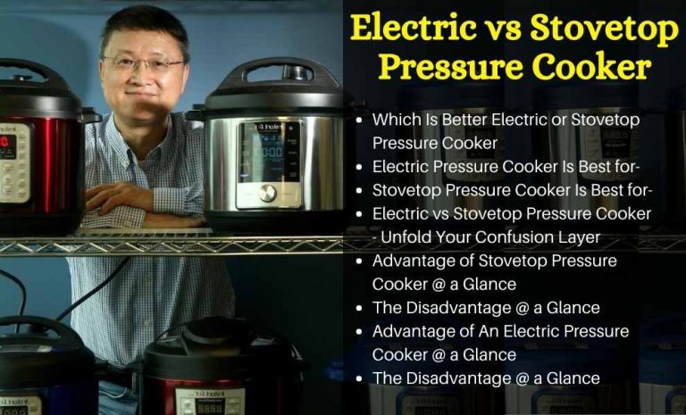 electric vs stovetop pressure cooker