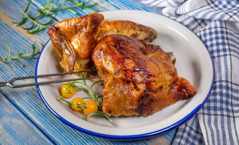 Smoke The Chicken Quarters