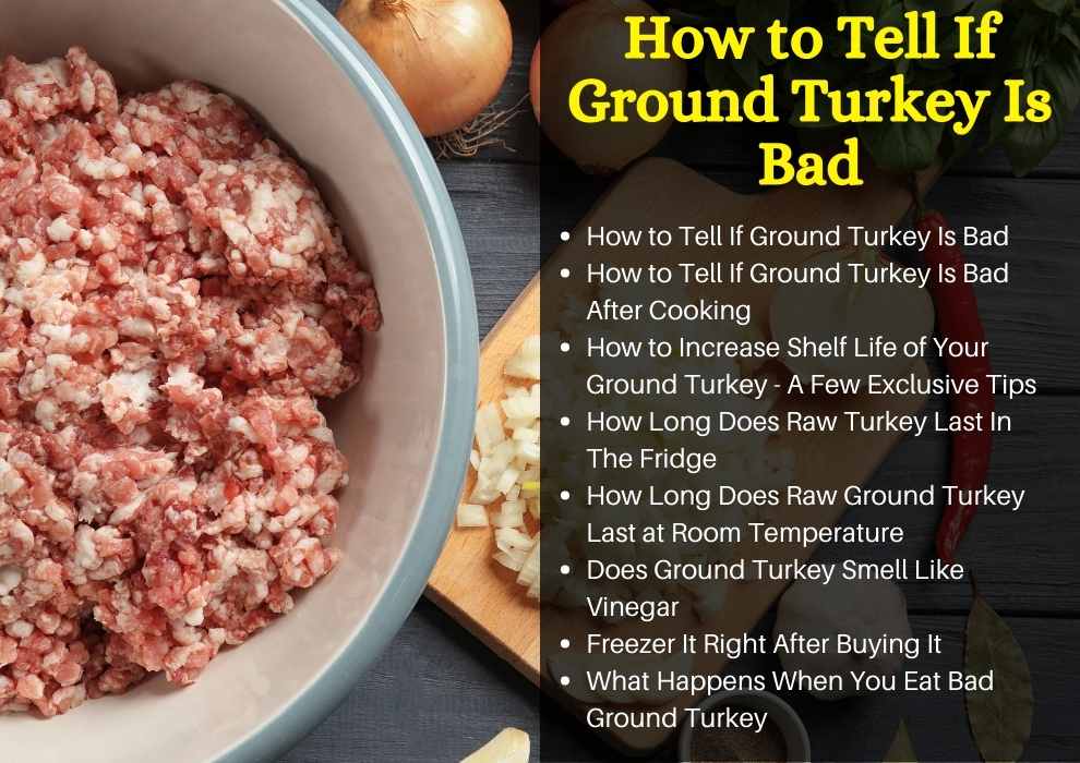 how to tell if ground turkey is bad