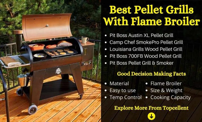 pellet grills with flame broiler