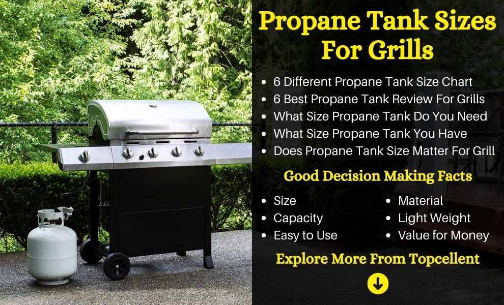 propane tank sizes for grills