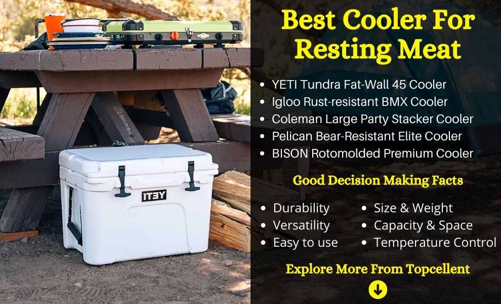 best cooler for resting meat