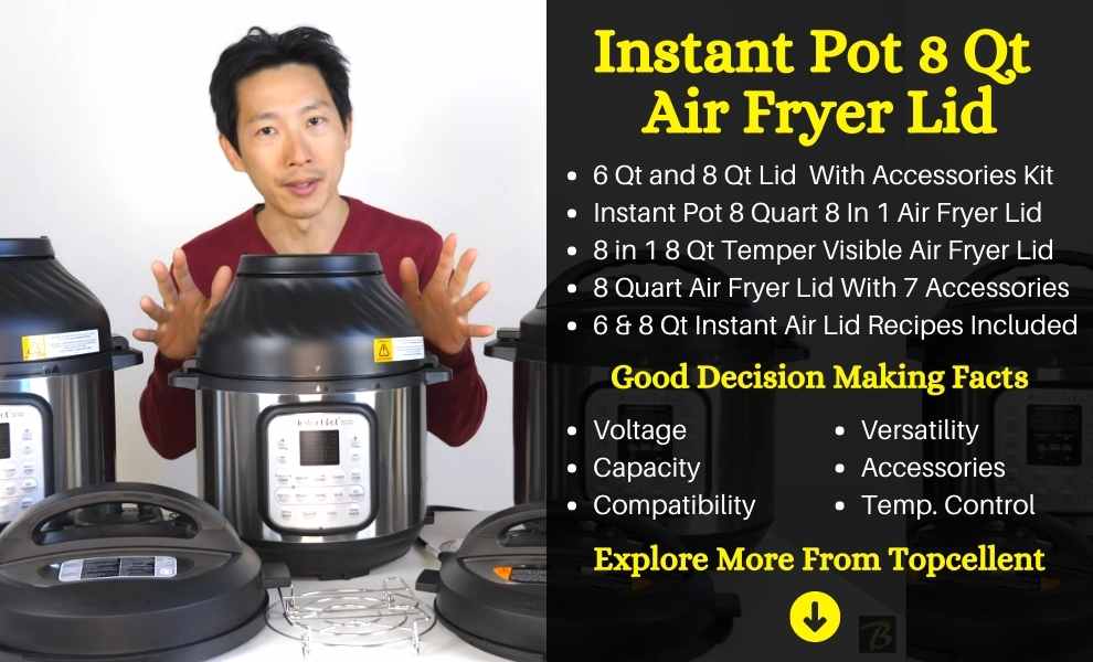 instant pot 8 quart air fryer lid