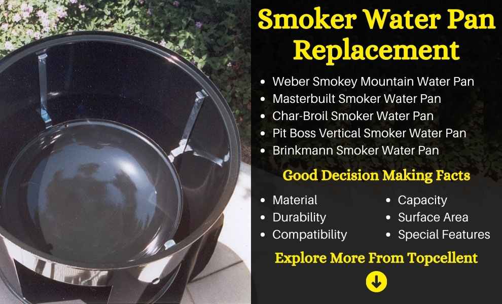 15.25 Premium Porcelain Coated Smoker Water Pan (Replaces