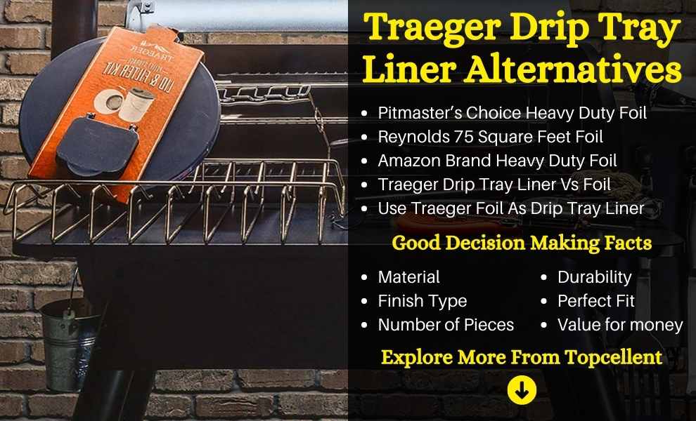 traeger drip tray liner alternative