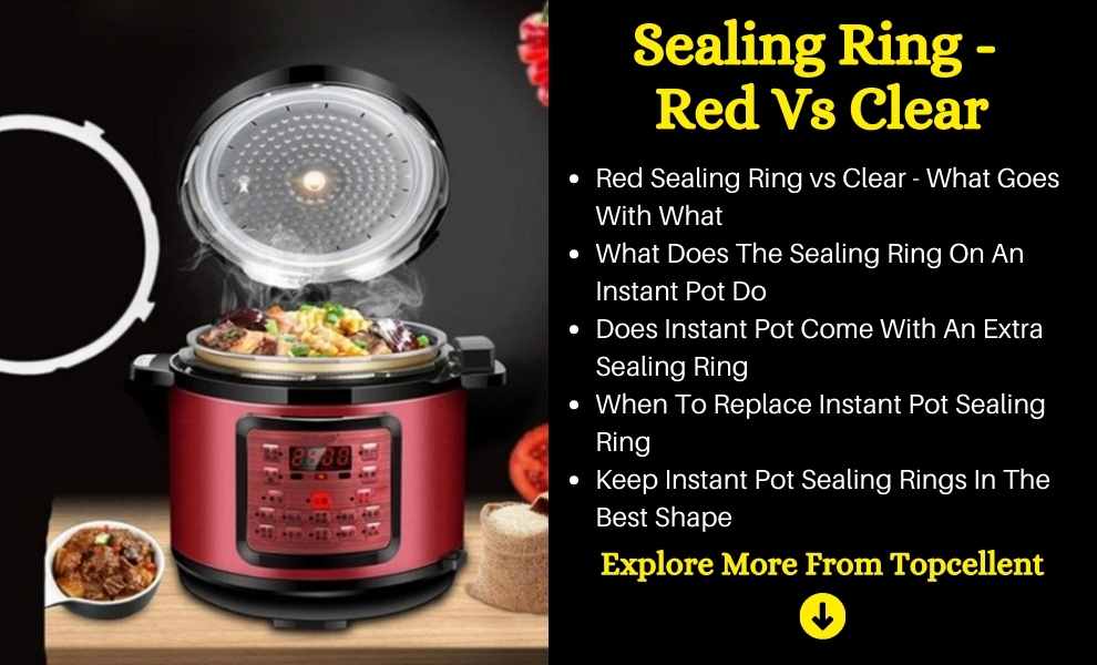 instant pot red sealing ring vs clear