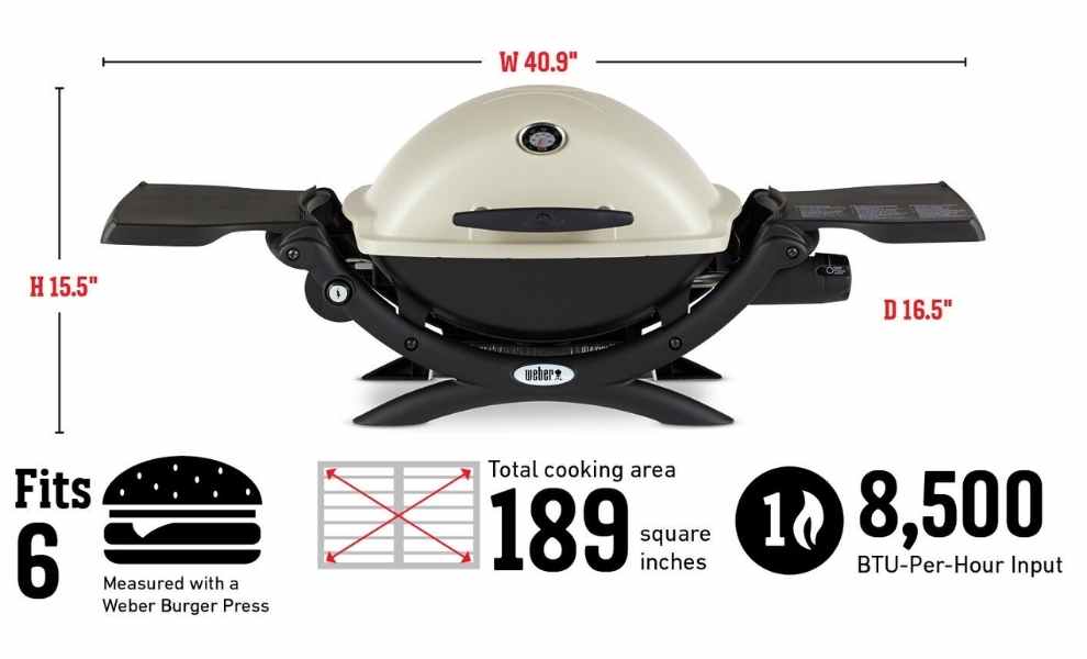 what size weber q