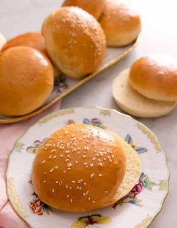 Enriched Wheat Brioche Hamburger Bun