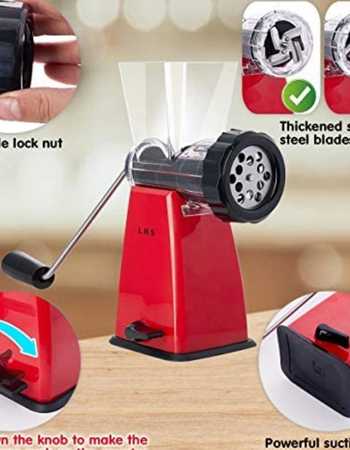 Fast and Effortless Manual Meat Grinder