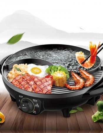 LIVEN Shabu Convenient Hot Pot with Electric Grill