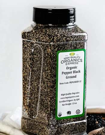 Organic Black Pepper by HQOExpress 