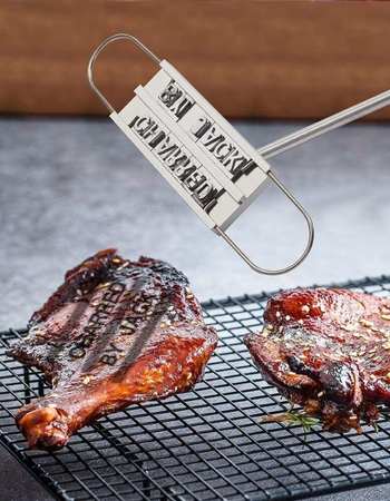 Personalized BBQ Meat Names Press
