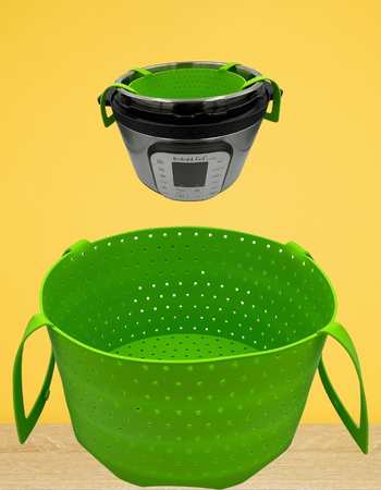 Space-Saving Steamer Basket for 10 Qt