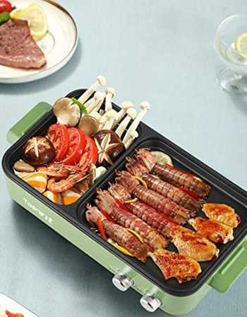 Topwit Non-Stick Hot Pot with Electric Grill
