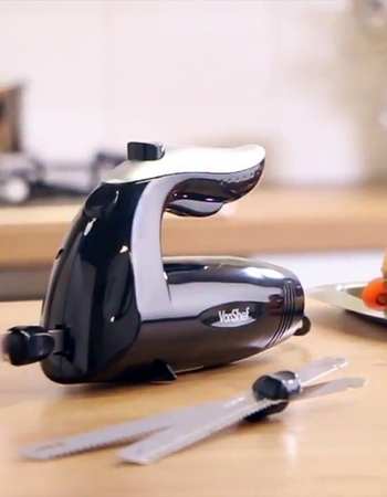 VonShef Electric Knife Set with Storage Case