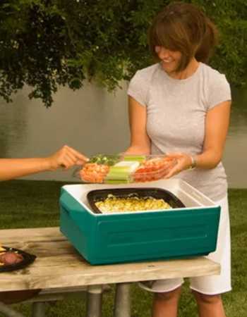 coleman 24-can party stacker portable cooler
