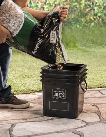 oklahoma joe's pellet bucket kit