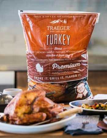 traeger grills turkey blend pellets