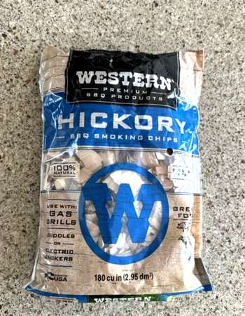 western premium hickory chips