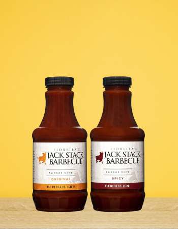 Jack Stack Original and Spicy Sauce Natural BBQ Sauce
