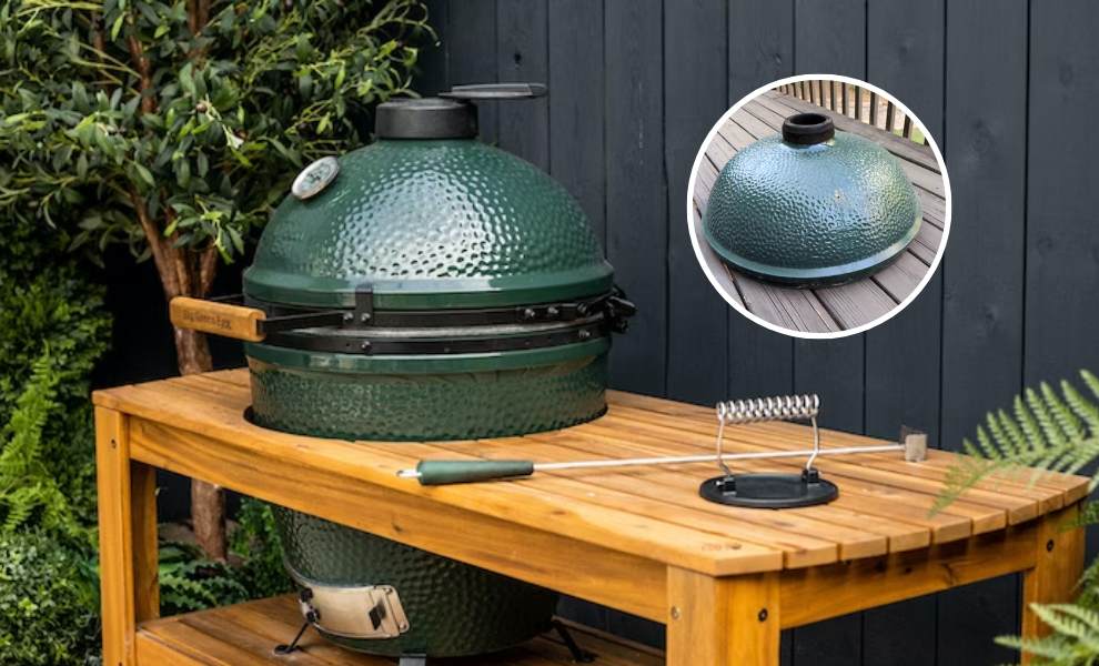 big green egg lid won't stay open