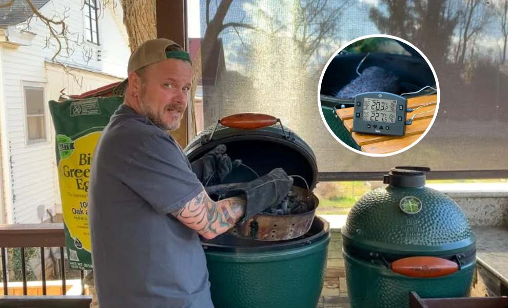 fastest way to cool down big green egg