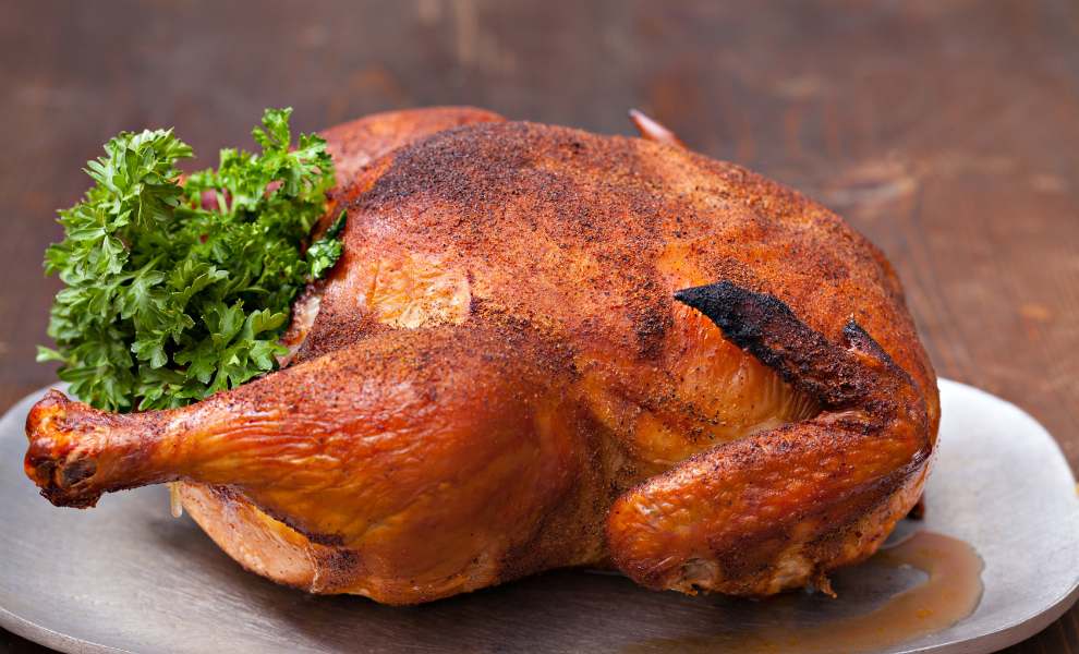 how to get crispy skin on smoked chicken