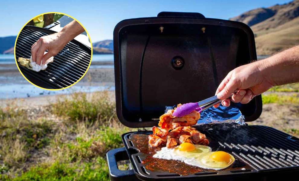 how to season a charcoal grill