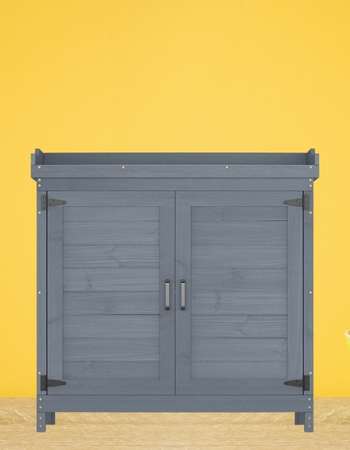 GOOD LIFE USA Wooden Waterproof Storage Cabinet