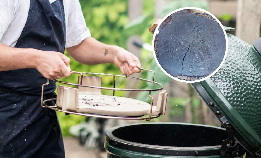 big green egg conveggtor broke