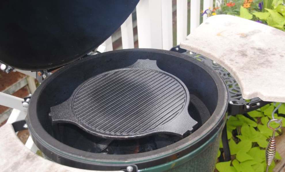 big green egg plate setter alternative