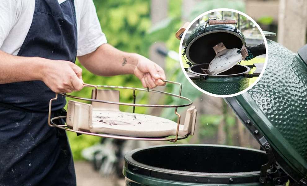 how to clean big green egg conveggtor
