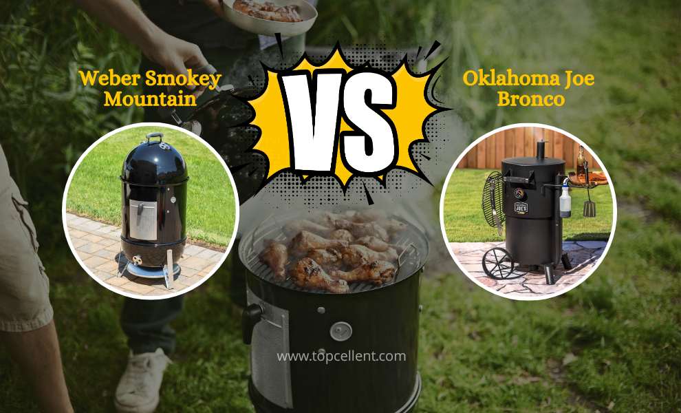 oklahoma joe bronco vs weber smokey mountain