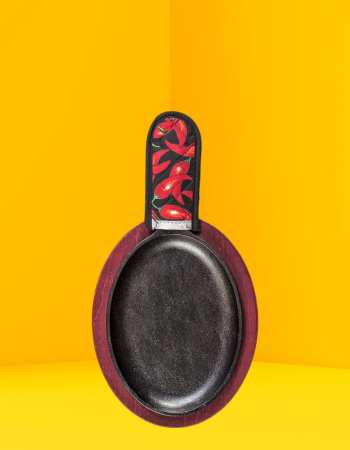 Lodge Pre-Seasoned Fajita Set Cast Iron 