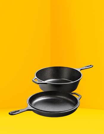 Lodge Round Cast Iron Combo Cooker