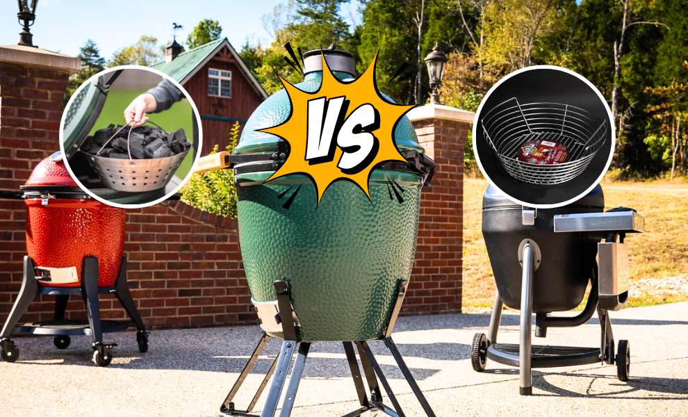 big green egg fire bowl vs kick ash