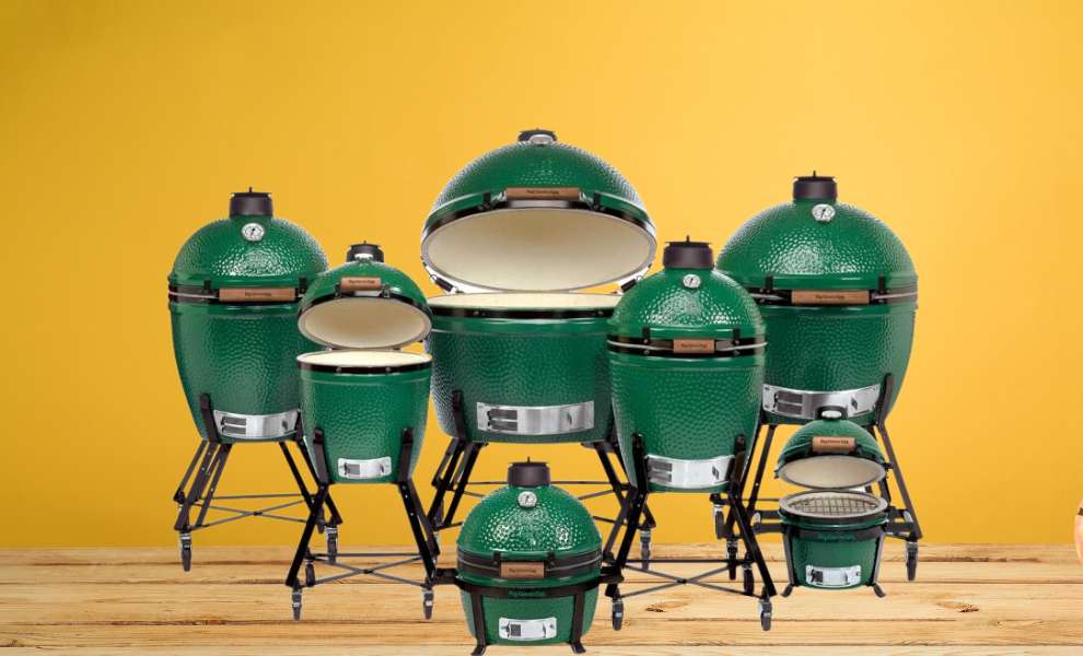 big green egg size comparison