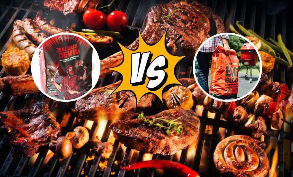 jealous devil vs kamado joe charcoal