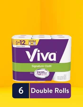 Viva Durable White Paper Towels