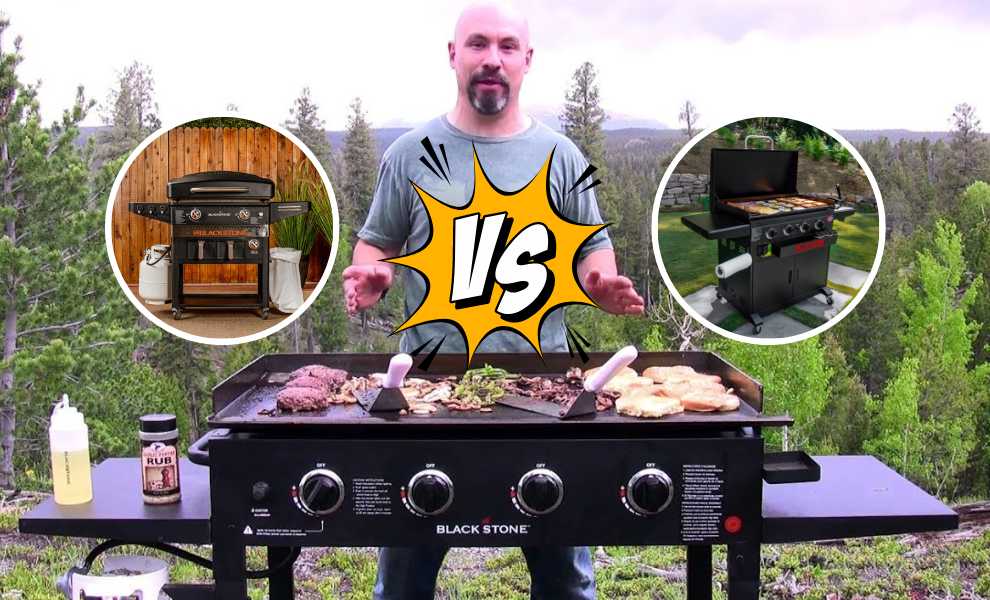 char griller griddle vs blackstone