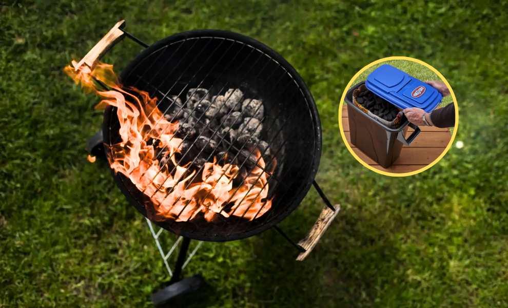 charcoal storage containers