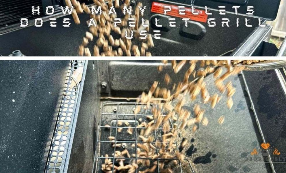 how many pellets does a pellet grill use