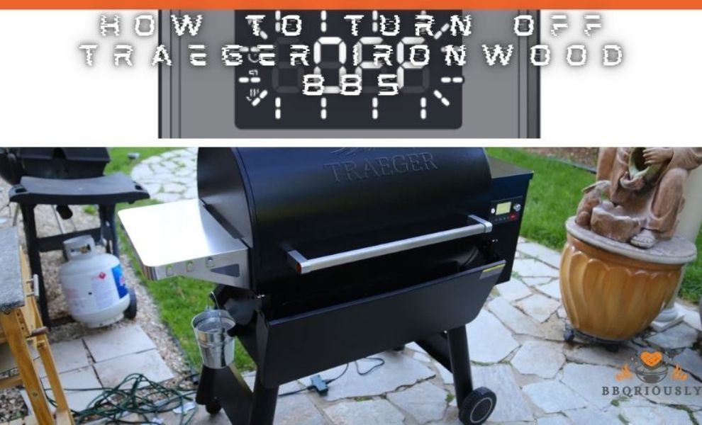 how to turn off traeger ironwood 885