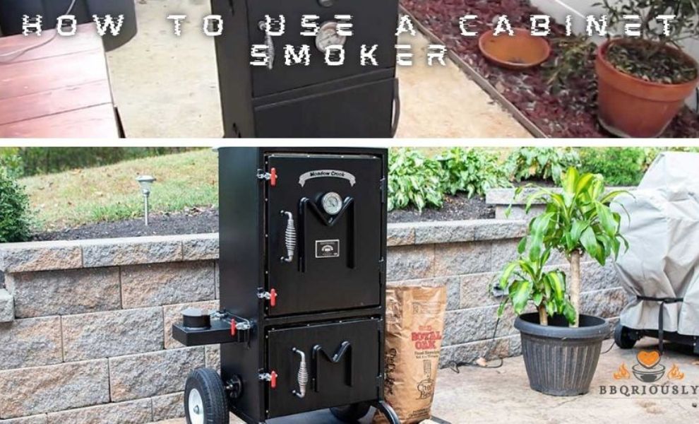 how to use a cabinet smoker