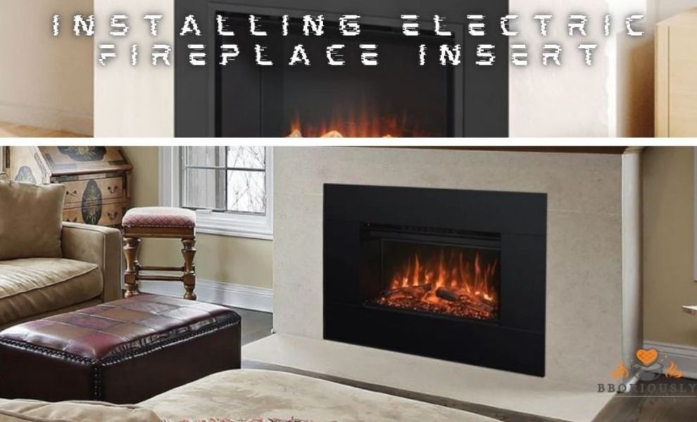 installing electric fireplace insert