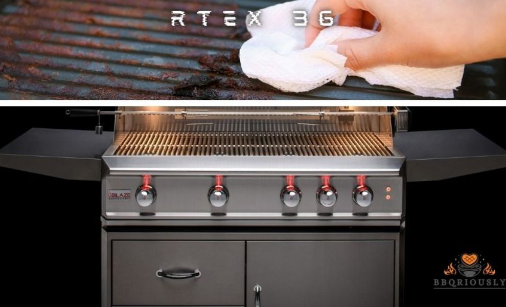 how to clean a blaze grill