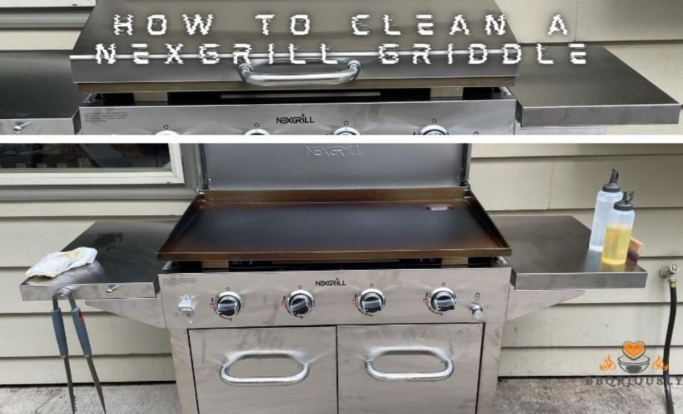 how to clean a nexgrill griddle